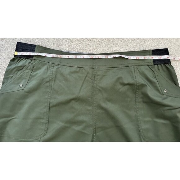NWT‎ Genuine Dickies Pull-On Cargo Pants Scrubs Army Green Women's Size XXL - Picture 8 of 12